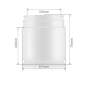 Preview: Dose 150ml Snap-Lock -flach-