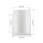 Preview: Dose 750ml Snap-Lock