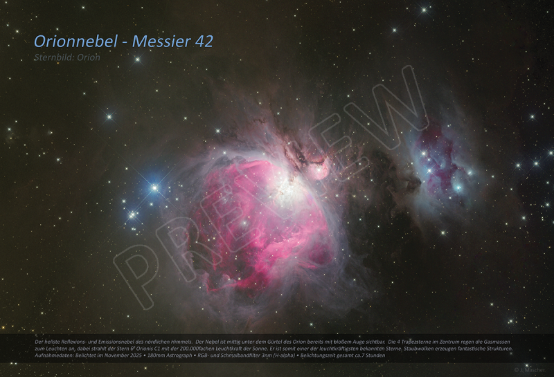 M42 - Großer Orionnebel