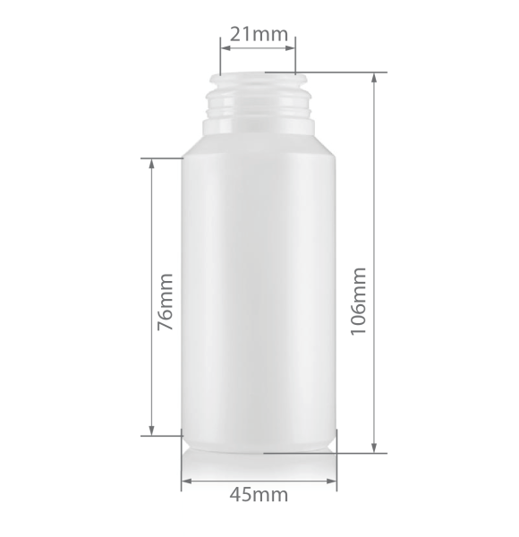 Dose 125ml Snap-Lock - schmal