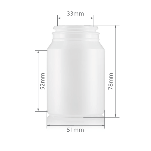 Dose 100ml Snap-Lock -flach-